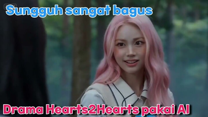 Reaction drama Hearts2Hearts tetapi menggunakan sebuah AI