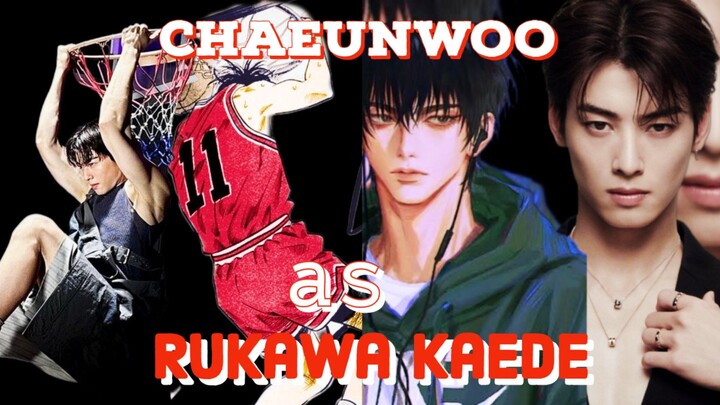 Cha Eun Woo as Rukawa Kaede (SeoTaeWoong). The resemblance is uncanny!