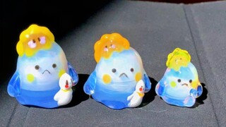 超萌！！玻璃做的的水波蛋