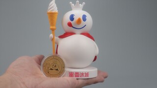 【开盒分享】蜜雪冰城 雪王主题手办