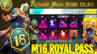 MONTH 16 ROYAL PASS 1 TO 50 REWARDS 🔥 M16 ROYAL PASS 🔥 1 TO 50 RP 🔥 BGMI & PUBG M16 ROYAL PASS