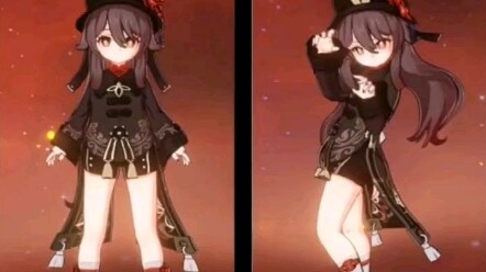Genshin Impact character young forms