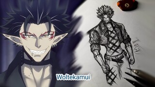 Speed Drawing Woltekamui - Ragna crimson