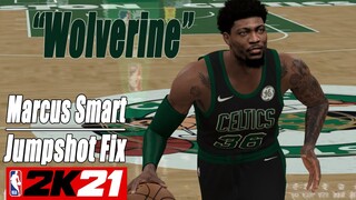 Marcus Smart Jumpshot Fix NBA2K21 with Side-by-Side Comparison