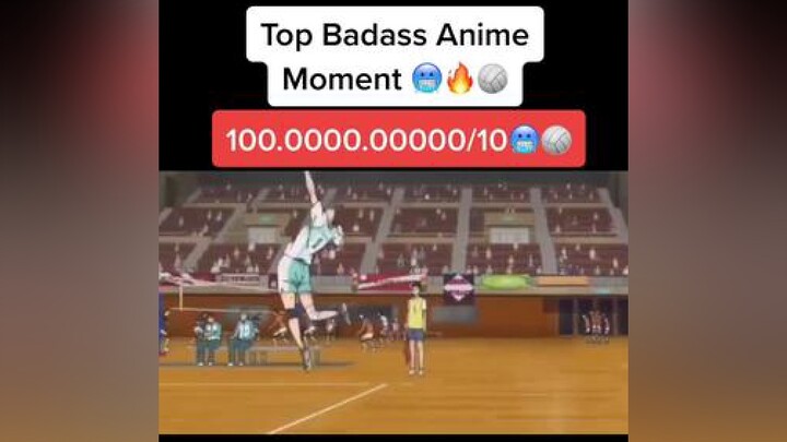 Anime: Haikyuu anime haikyuu animeboy nishinoya oikawa animebadassmoments badass foryoupage fyp foryoupageofficiall viral