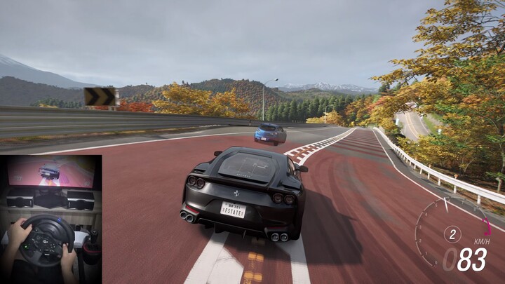 ferrari superfast forza horizon 6 steering wheel gameplay