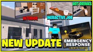 NEW ERLC UPDATE! PRIVATE SERVER LINKS, CAFE JOB + MORE! (Emergency Response Liberty County)