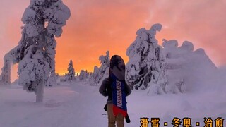I'll give you warmth in this half-asleep winter day. Walking on the snow, you'll always get somethin