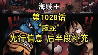 海贼王1028话-后半段补充，页面文字完整信息。