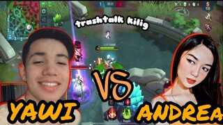 YAWI ESPORTS VS ANDREA | 1V1 KIMMY | KINIKILIG PAREHAS PATI MGA VIEWERS |