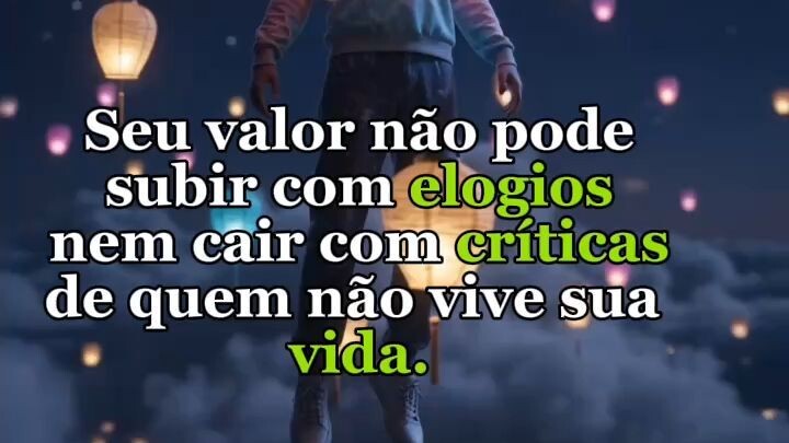 Não entregue seu VALOR à RESPOSTA dos OUTROS!