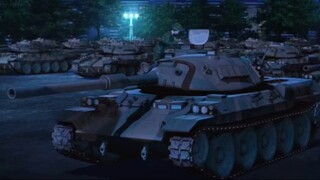 The F15 Eagle fighter is just so-so, the Type 74 tank is just paddling