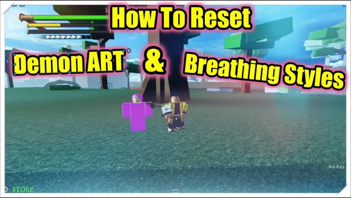 HOW TO RESET BREATHING STYLE & DEMON ART FREE RESET LOCATION DEMON SLAYER RPG 2 |ROBLOX