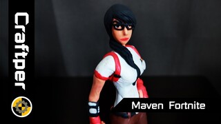 Making THICC SCHOOL GIRL SKIN "MAVEN" (Fortnite Battle Royale) - POLYMER CLAY