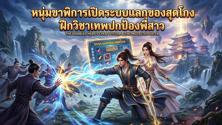หนุ่มขาพิการเปิดระบบแลกของสุดโกง ฝึกวิชาเทพปกป้องพี่สาว