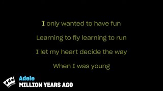 Adele - Million Years Ago (Karaoke Version)