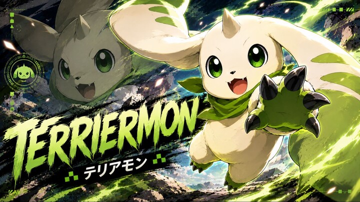 GAMEPLAY TERRIERMON \\ DIGIMON RUMBLE ARENA [PS1]
