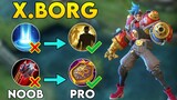 "MYTHIC META" XBorg Best Build 2020 | Top 1 Global XBorg Build | XBorg Mobile Legends
