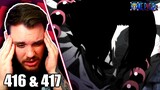 Ace... || One Piece Episode 416 and 417 REACTION + REVIEW