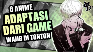 6 Rekomendasi Anime Adaptasi Dari Game Terbaik