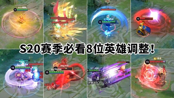 Bản cập nhật chính thức: 8 tướng nhận điều chỉnh quan trọng: có người trở nên cực mạnh, có người rơi