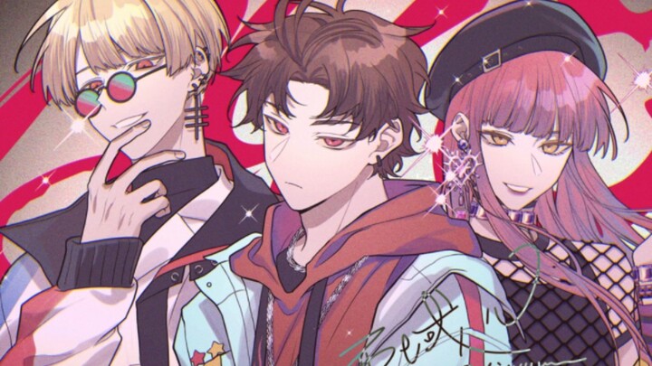 Draw a set of handsome guys