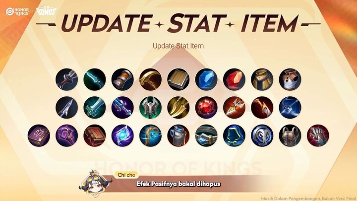 ITEM REVAMP NEXT SEASON HONOROFKINGS part 1