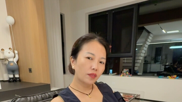 Ibu saya senang