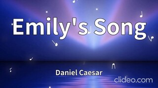 Daniel Caesar - Emily's Song (sped up + reverb) (Lyrics)