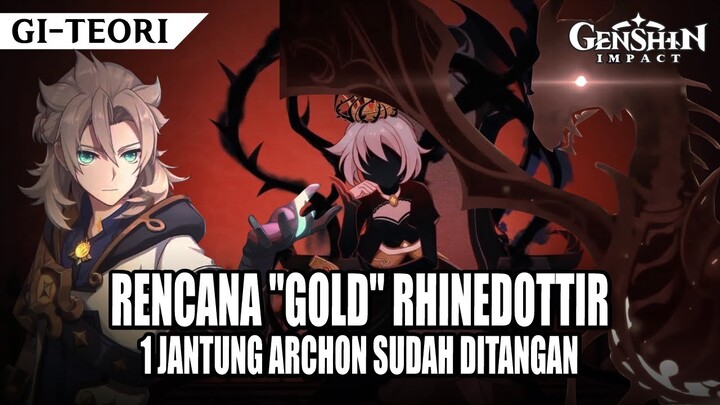 [TEORI] RENCANA "GOLD" RHINEDOTTIR DENGAN 1 JANTUNG ARCHONNYA | TOP UP DI MABARIN.COM