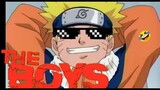 THE BOYS MEME | naruto thug life kakashi funny moment #kakashi #theboysmeme #trending #viralvideo