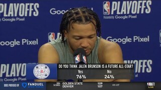 Jalen Brunson (31 Pts) Postgame Reaction: Mavericks beat Jazz 126-118 for 2-1 series lead