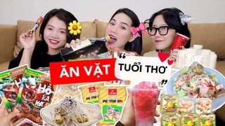 [Review] các món ăn vặt thần thánh thời ấu thơ🔥 TIỆM TẠP HÓA TUỔI THƠ 🎀