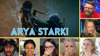 Reactors Reaction to ARYA STARK Killing The NIGHT KING | Game of Thrones 8x3