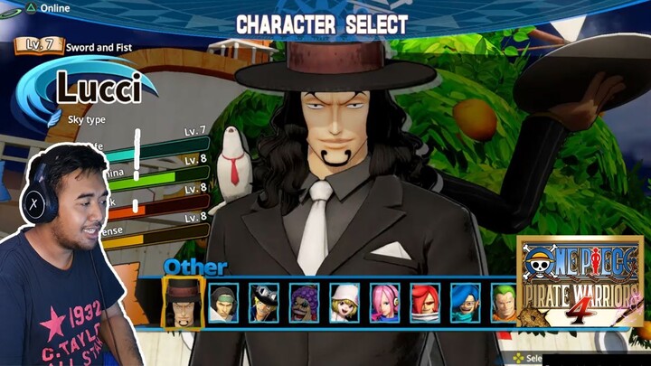 ROB LUCCI GAMEPLAY - ONE PIECE PIRATE WARRIORS 4 INDONESIA
