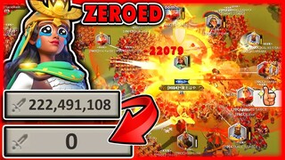 222M Max Power WHALE Gets ZEROED at PASS 4! Rise of Kingdoms