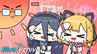 【碧蓝档案】夏天好热！开空调！（作者：油管@cumato1222）