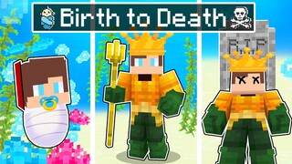 Maizen BIRTH to DEATH of AQUAMAN in Minecraft! - Parody Story(JJ and Mikey TV)