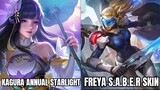 Kagura Annual Starlight Skin Update | Freya S.A.B.E.R Skin | M3 Battle Emote | MLBB