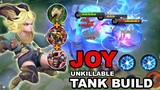 New Meta Tank JOY Is The Key | Joy Best Build 2022 | MLBB