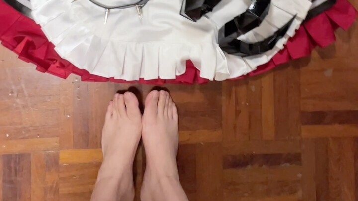 No cosplay costume—too cold to stomp my feet!