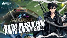 Kirito Masuk HOK cuy😍Punya Unique Skill