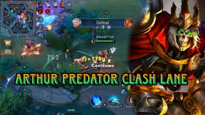 ARTHUR PREDATOR CLASH LANE