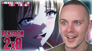 SHE'S ACTUALLY INSANE | Classroom of the Elite Season 2 Episode 8 Reaction