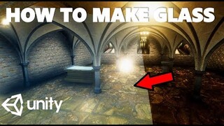 HOW TO CREATE GLASS QUICKLY AND EASILY IN UNITY TUTORIAL