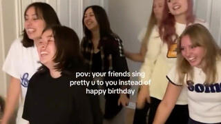 幸福就是过生日时朋友们一起给你唱跳SEVENTEEN-《漂亮》～