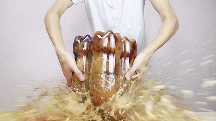 If you make a rocket out of four large cans of Coke and put some Mentos in it, will it take off?