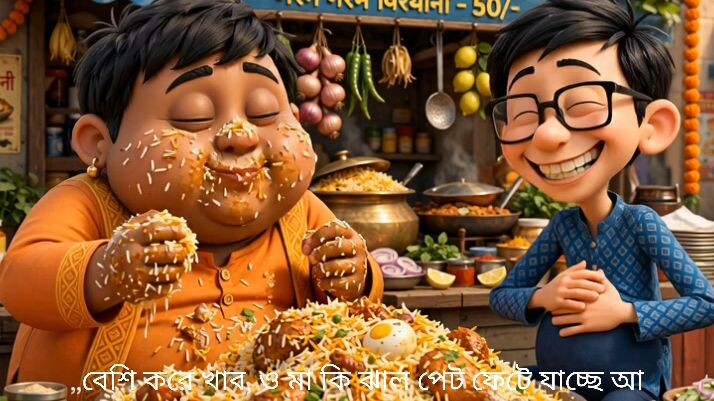 Golu Pappu Biryani Utsob! Jhale Pet Fete Gelo! 😂 Sonar Cup Ke Pelo?
