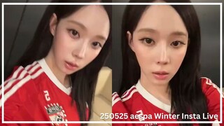(Eng Sub) 250525 aespa Winter Instagram Live with Karina and Ningning