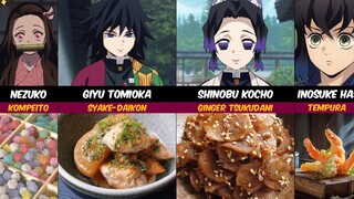 FAVORITE FOOD OF DEMON SLAYER CHARACTERS